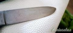 Coltello Tedesco HJ Transizionale 1938 con MOTTO WW2 ORIGINALE