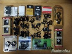 Lotto 23 coppie anelli per fucile / carabina - prezzo svendita