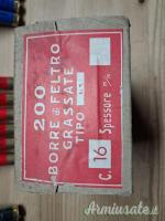 BOSSOLI  + BORRE  + CARTONCINI  CAL.16