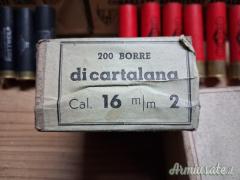 BOSSOLI  + BORRE  + CARTONCINI  CAL.16