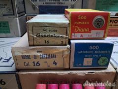 BOSSOLI  + BORRE  + CARTONCINI  CAL.16