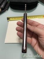 Coltello rasoio custom Giorgio Longhi