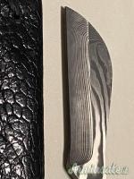 Coltello mozzetta in Damasco di Denis Mura