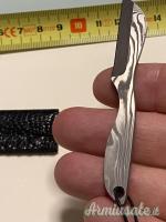 Coltello mozzetta in Damasco di Denis Mura