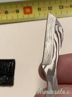 Coltello mozzetta in Damasco di Denis Mura