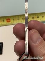 Coltello mozzetta in Damasco di Denis Mura