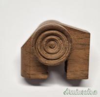 FONDELLO CARICATORE IN LEGNO PER LUGER P08 MARINA RIPRODUZIONE