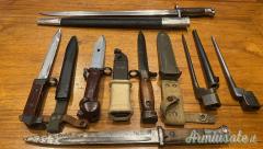 baionette enfield - kalashikov- inglese - italiana