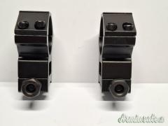 Coppia anelli ø 30 mm H 20 mm per basi Weaver