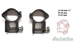 Coppia anelli ø 26 mm / 1