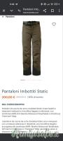 PANTALONI BERETTA IMBOTTITI STATIC