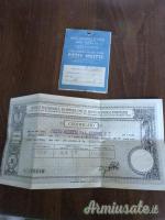 Certificato garanzia Beretta cal. 16