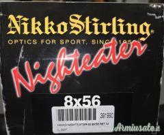 Nikko stieling 8x56 nighteater-30 ret mil dot tubo da 30 mm