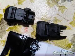 Mire Flip Up per fucili Ar M4 ecc