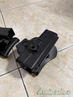 fondina glock originale imi defense + portacaricatori