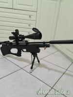 Carabina PCP Bullpup KRAL ARMS 4.5 LIBERA VENDITA - COMPLETA Carabina + Ottica + Kit + Bipiede