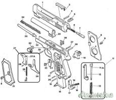 Coppia Viti Guancette Beretta M 34-1935