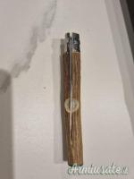 Coltello pieghevole con palco di cervo