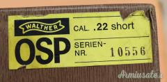 Pistola Walther OSP Cal. 22 Corto