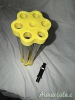 Alimentatore palle cal 45 a 6 tubi con dies per dillon 650 eltre