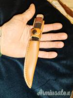 Coltello dritto in acciaio 440 lucidato