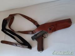 FONDINA  ASCELLARE FATTA  A MANO PER LUGER P08 SPLENDIDA E INTONSA.