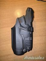 Fondina radar 1958 crab-pro per glock 17 + torcia