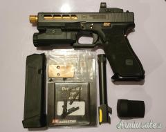 Glock 17 MOS - FTO Gold Custom 9x21mm IMI