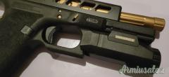 Glock 17 MOS - FTO Gold Custom 9x21mm IMI