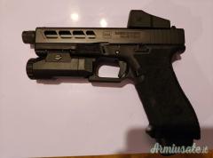 Glock 17 MOS - FTO Black Custom 9x21mm IMI