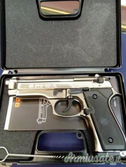 Bruni 92 Auto calibro 9mm PAK Nichel