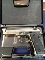 Bruni 92 Auto calibro 9mm PAK Nichel