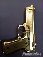 Bruni 92 Auto calibro 9mm PAK Nichel