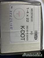 USATO – OTTICA – MEOPTA – MEOSTAR R1 1-4×22 RD K-DOT ILLUMINATO