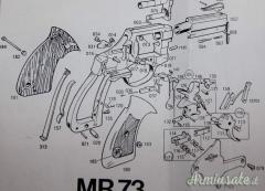 Ricambi Revolver Manurhin MR 73  Vari :