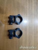 Attacchi cannocchiale varie misure in lega o acciaio