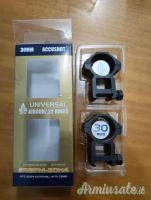 Attacchi cannocchiale varie misure in lega o acciaio