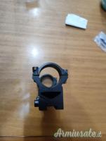 Attacchi cannocchiale varie misure in lega o acciaio