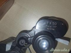 BINOCOLO NERO MONTEX MARINE COATED 7X50 FIELD 7.1° NO 10725 CON CUSTODIA