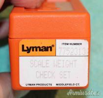 Lyman Verifica Peso Bilancia