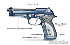 Beretta 92\98fs  fusion (Blue) 9x21mm IMI