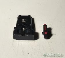 Tacche di mira lpa con fibra ottica per glock