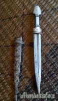 Pugnale kindjal di produzione russa caucaso Cosacco periodo fine 800 in argento.......