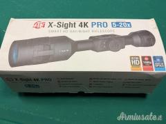ATN X-SIGHT 4K PRO 5-20 con illuminatore e attacchi