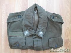SET EI UNIFORME MIMETICA VERDE BASCO GIACCA PANTALONI BUFFETTERIA GARAND M1 ESERCITO ANNI 70/80
