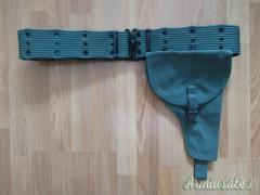 SET FORESTALE BASCO GIACCA PANTALONI MIMETICA CINTURONE FONDINA BERETTA 92 BUFFETTERIA CFS ANNI 80