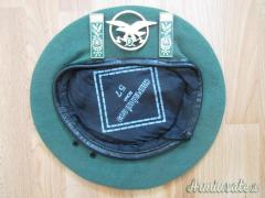 SET FORESTALE BASCO GIACCA PANTALONI MIMETICA CINTURONE FONDINA BERETTA 92 BUFFETTERIA CFS ANNI 80