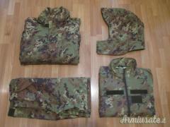 SET MIMETICO “VEGETATO” ORIGINALE TIPO GORETEX PARKA INNER JACKET E PANTALONI FF.AA.