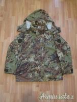 SET MIMETICO “VEGETATO” ORIGINALE TIPO GORETEX PARKA INNER JACKET E PANTALONI FF.AA.