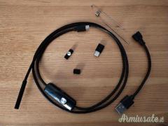 Endoscopio verifica canne